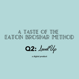 A Taste of the Eaton Broshar Method - Q2