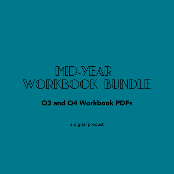 Digital 2025 Mid-Year Workbook Bundle