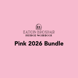 Pink 2026 Eaton Broshar Method Workbook Bundle