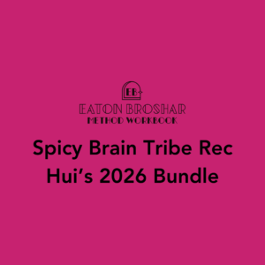 Hui's 2026 Eaton Broshar Method Workbook Bundle