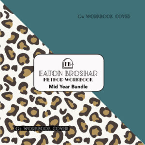 Mid-Year Workbook Bundle - Leopard+Teal