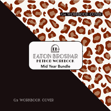 Mid-Year Workbook Bundle - Black+Leopard